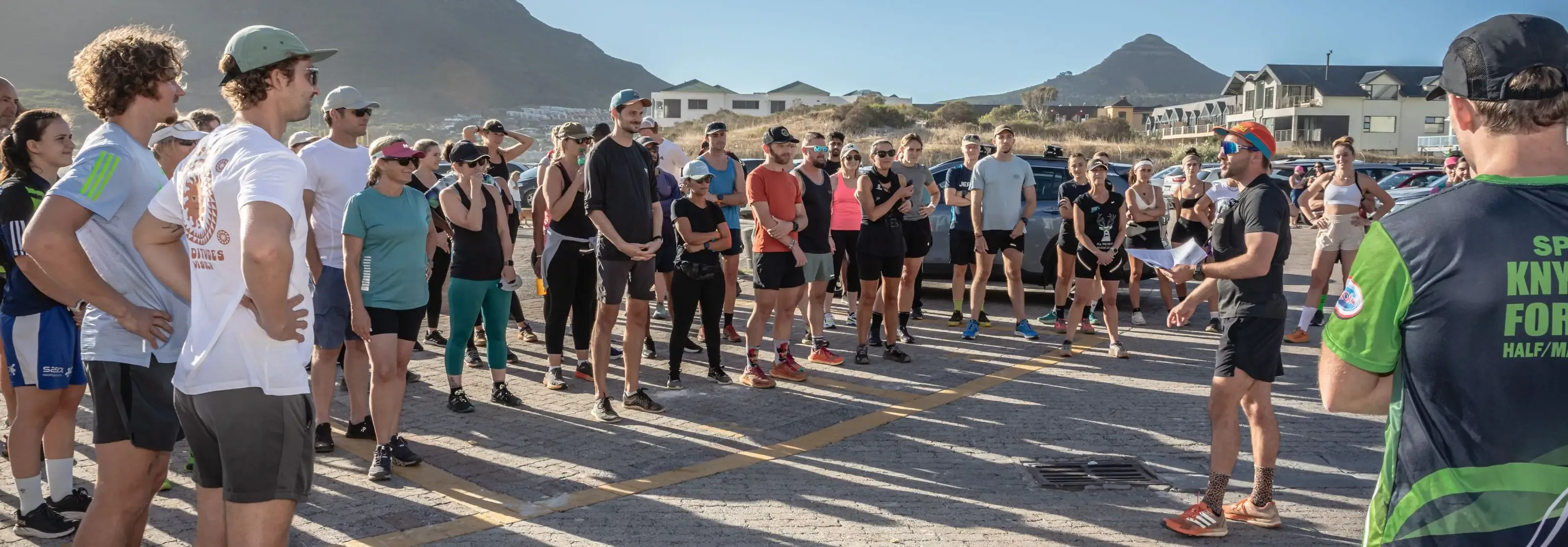 First ever Leopards run gathering and talk at Hout Bay Beach