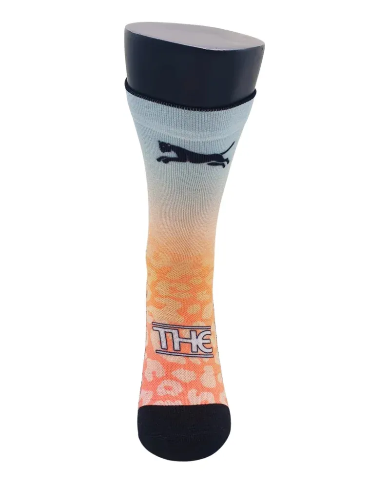 Sunset Leopard Running Socks